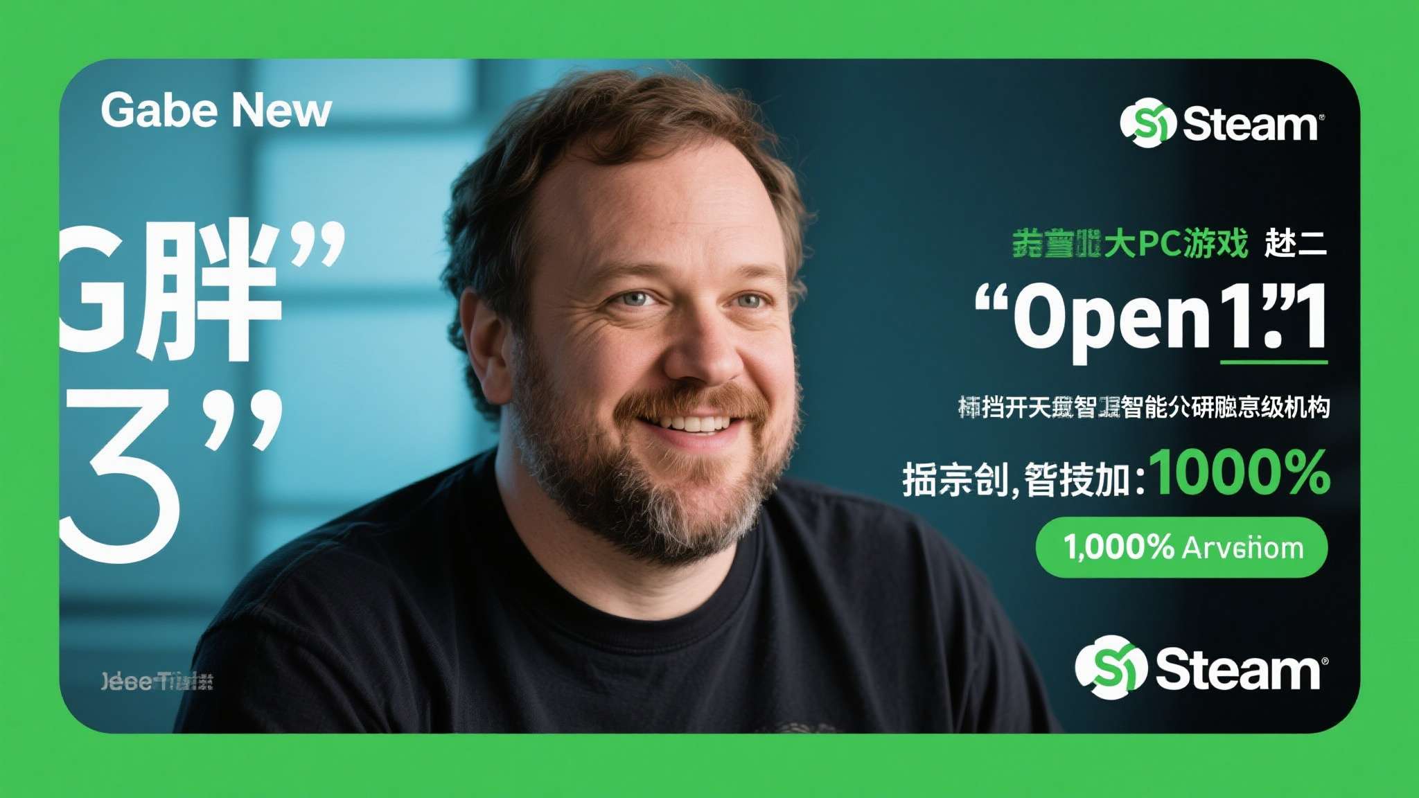 在大多数人的印象中，Gabe Newell（俗称"G胖"）是全球最大PC游戏平台